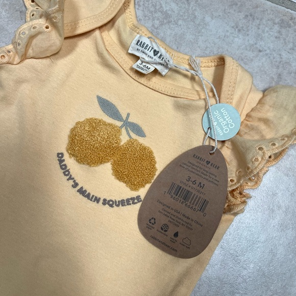 Rabbit & Bear organic  cotton onesie - Picture 2 of 3